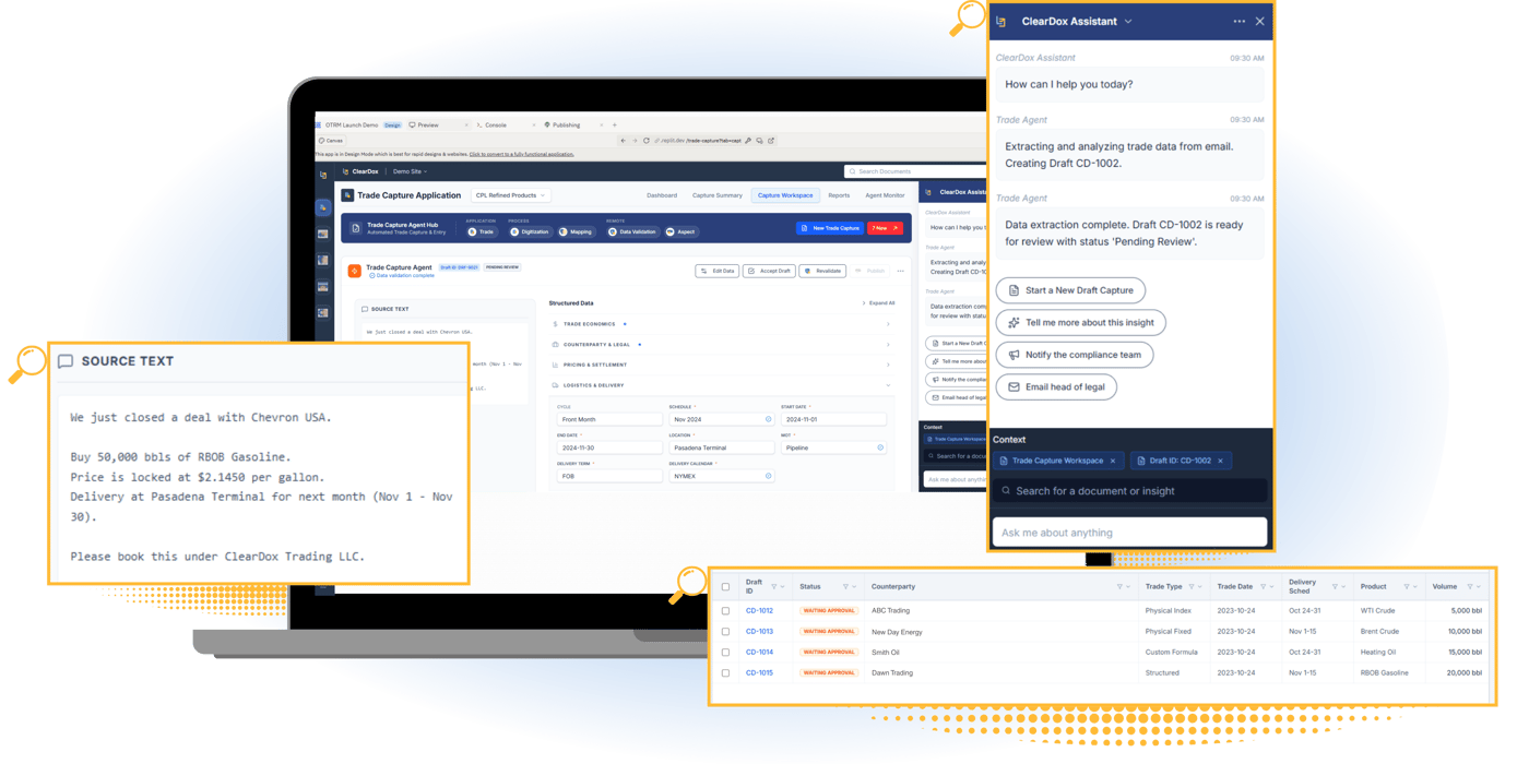 ClearOpx Trade Capture Intelligent Application